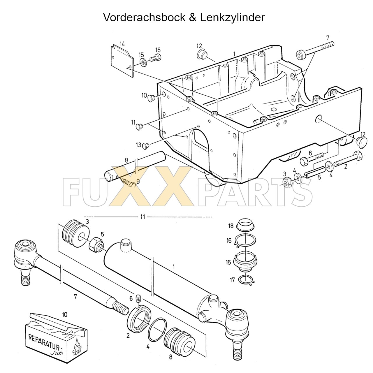 DX 92-78XX Vorderachsbock