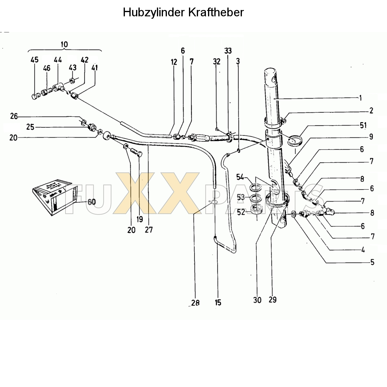 D 8006 Hubzylinder Kraftheber