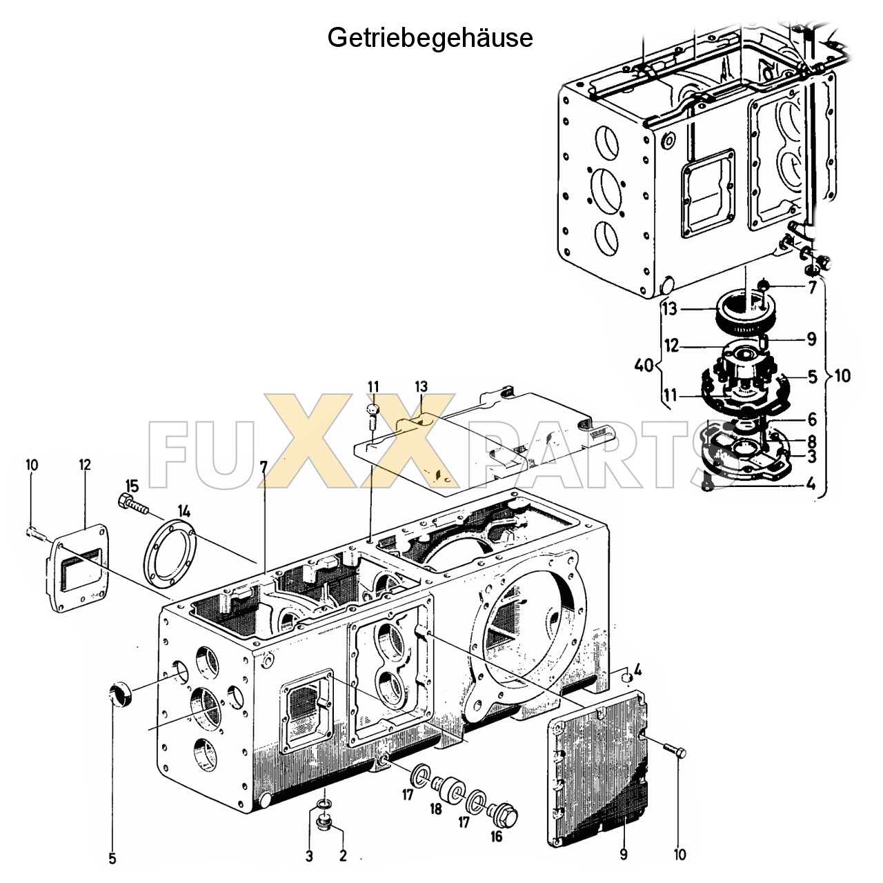 D 8006 Getriebegehäuse