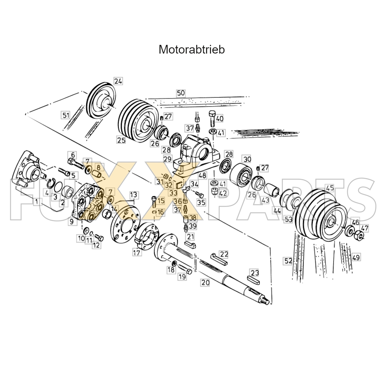 4080 Motorabtrieb