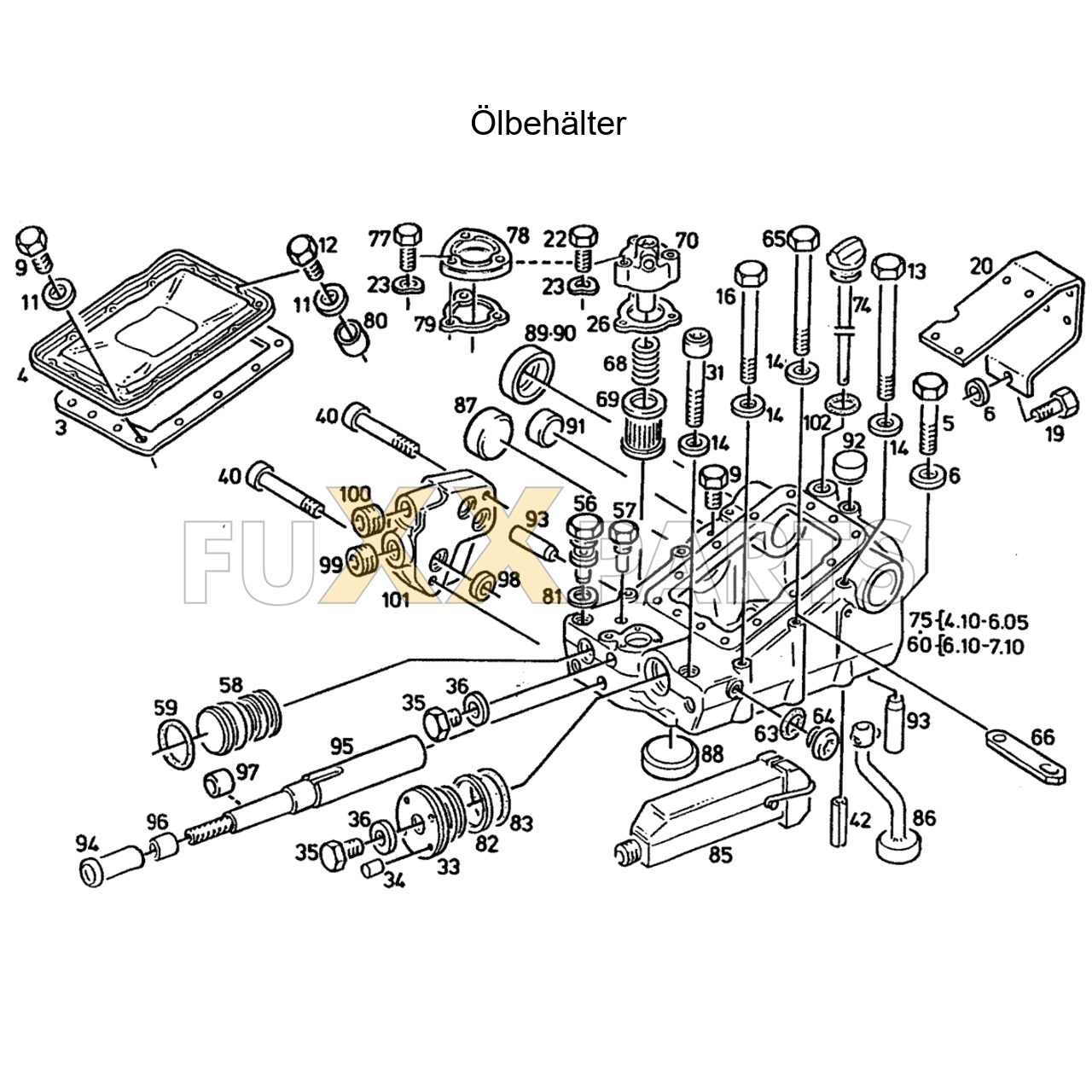 DX 4.10 Ölbehälter