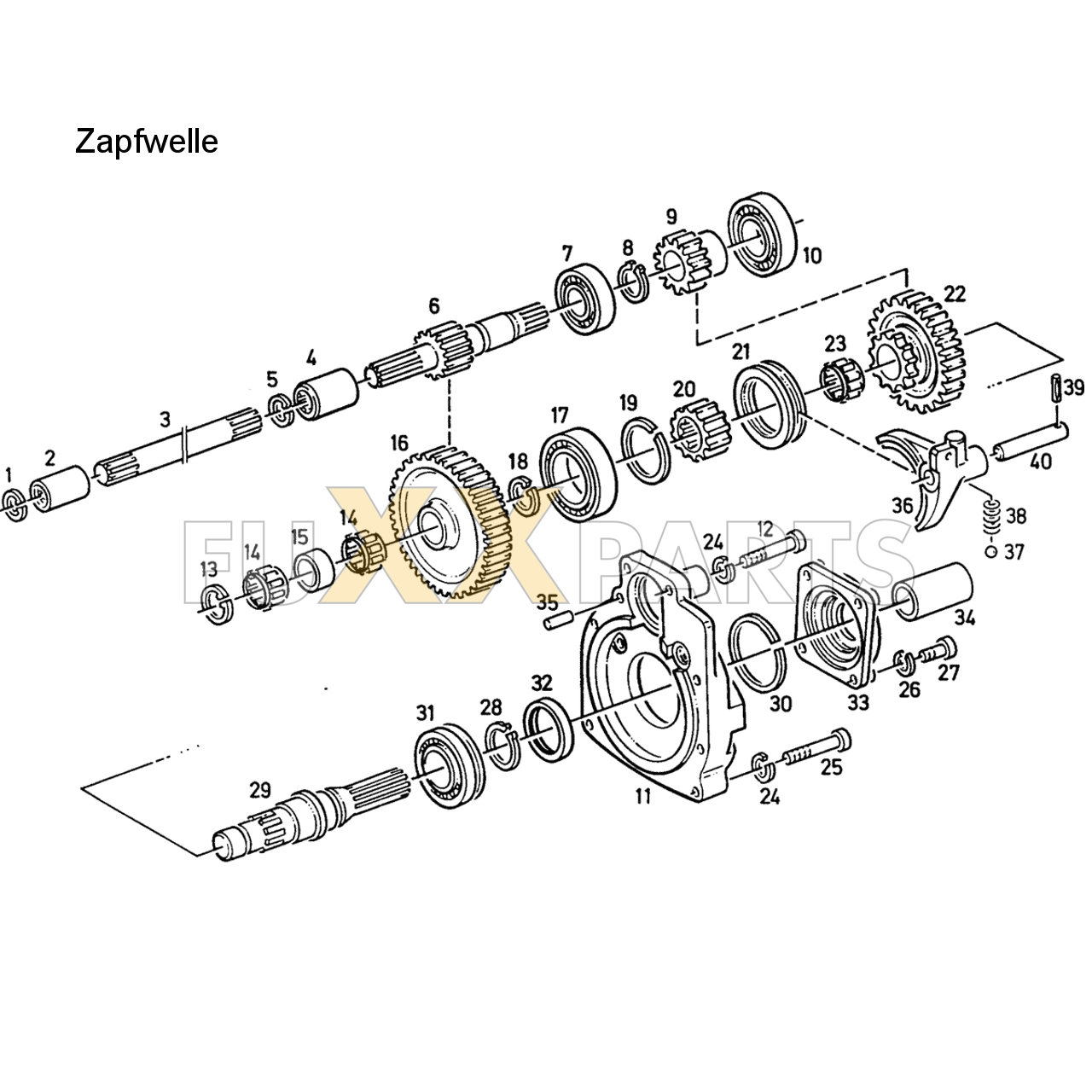 D 7207 C DUO-Zapfwelle 2
