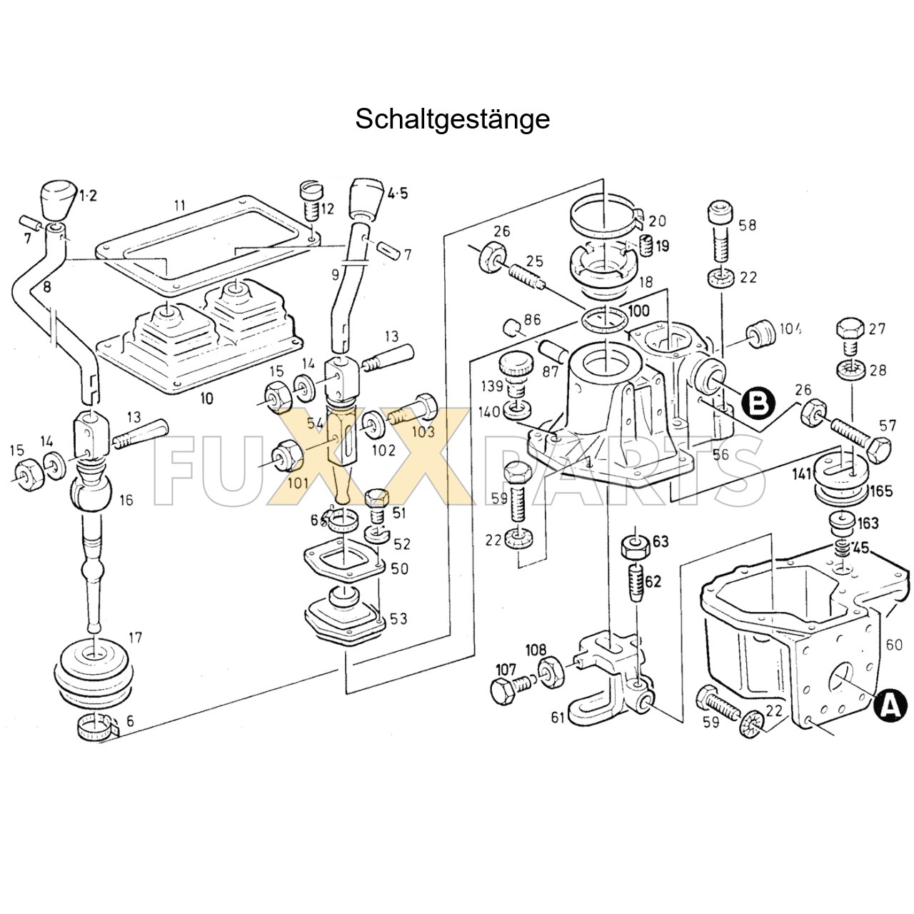 DX 145-78XX Schaltgestänge 1
