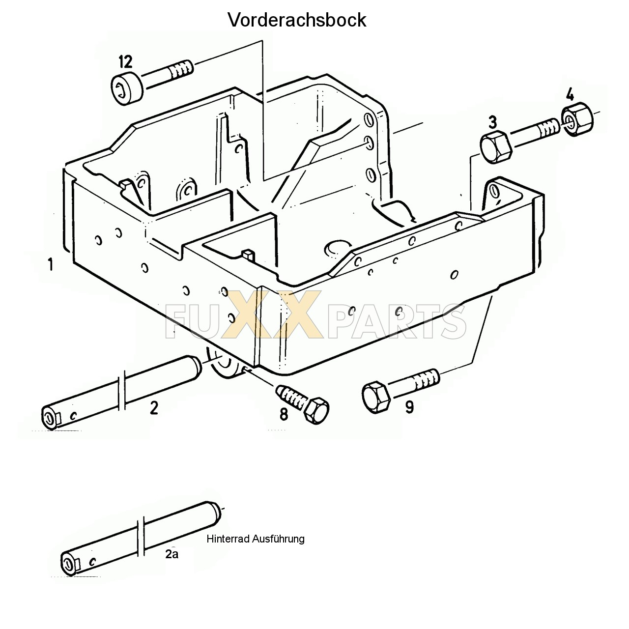 D 4006 Vorderachsbock