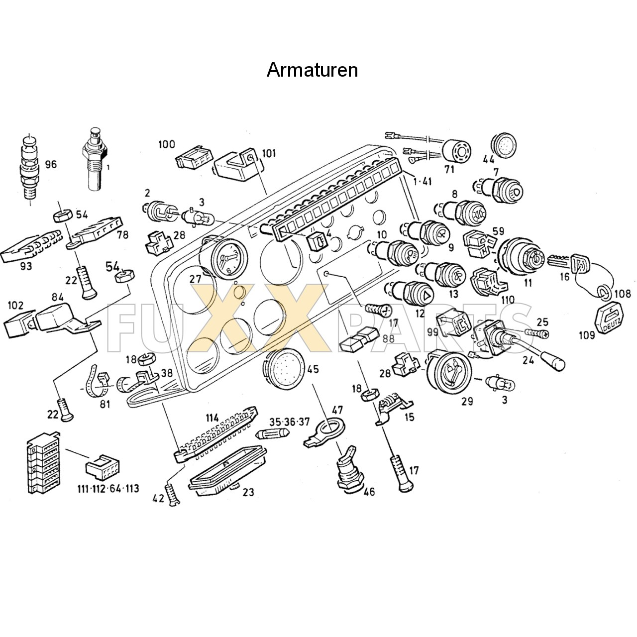 DX 110-78XX Armaturen