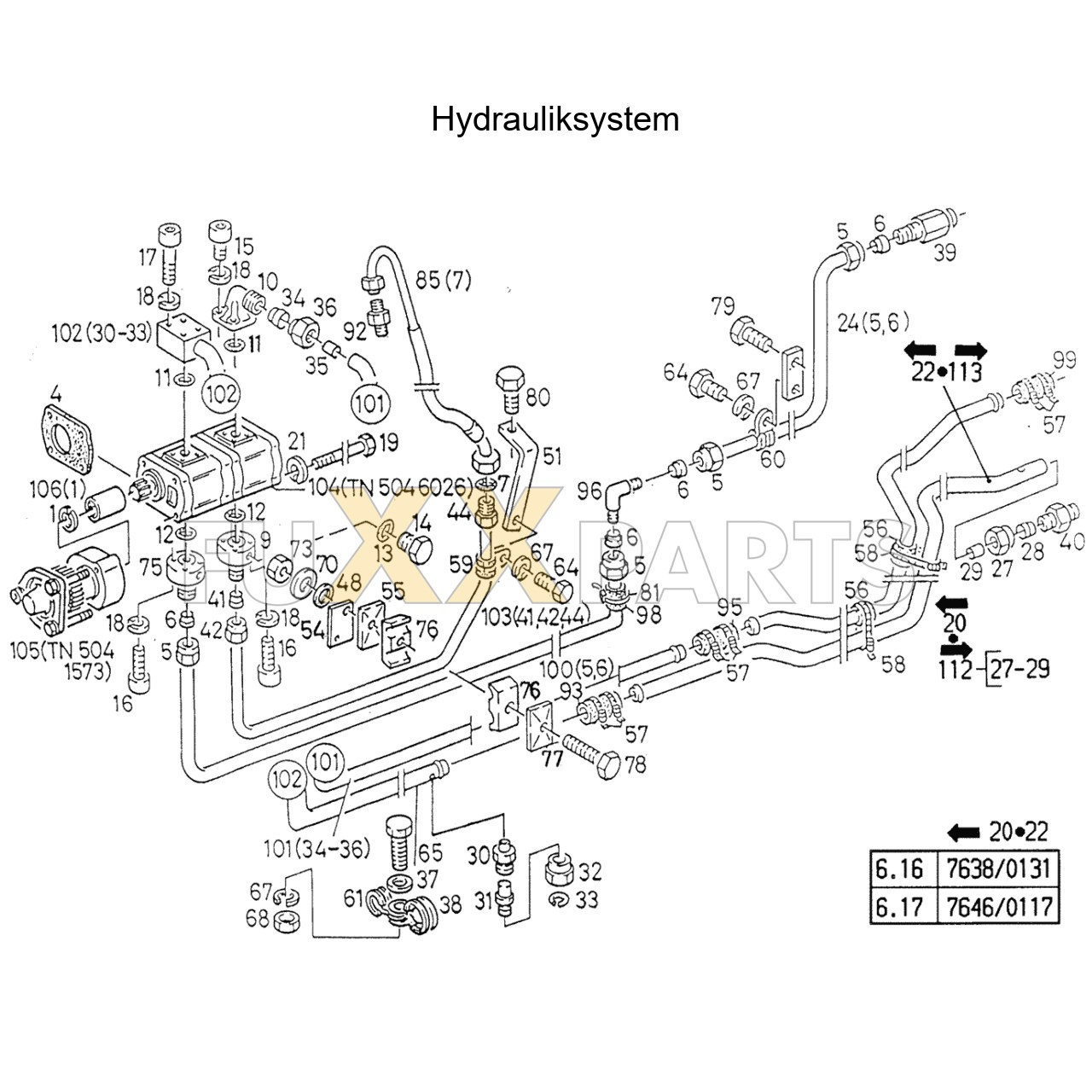 AgroPrima 6.16 Hydrauliksystem 1.1