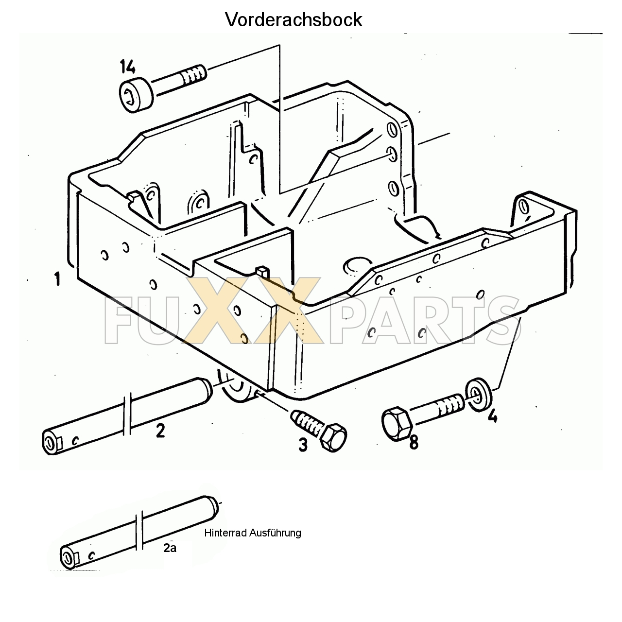 D 6206 Vorderachsbock