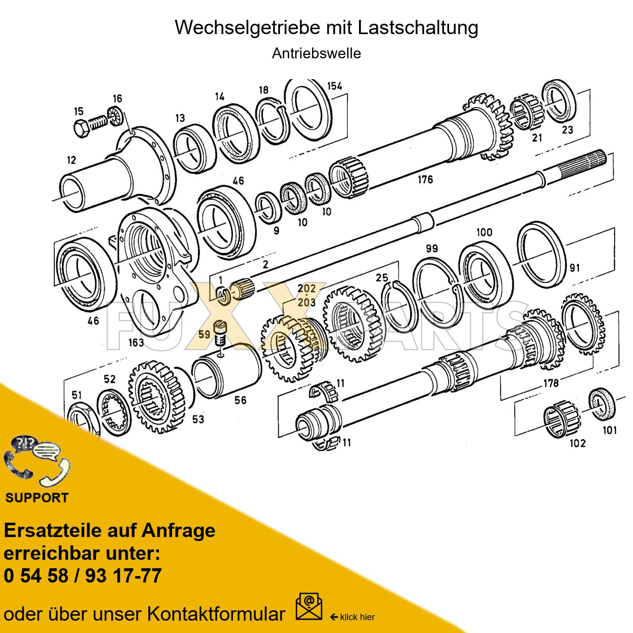 DX 140-76XX Wechselgetriebe Lastschaltung 1