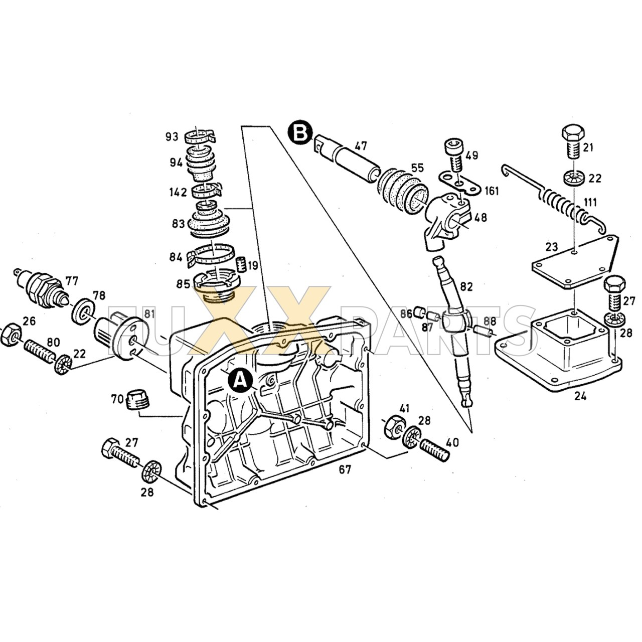 DX 140-76XX Schaltgestänge 3