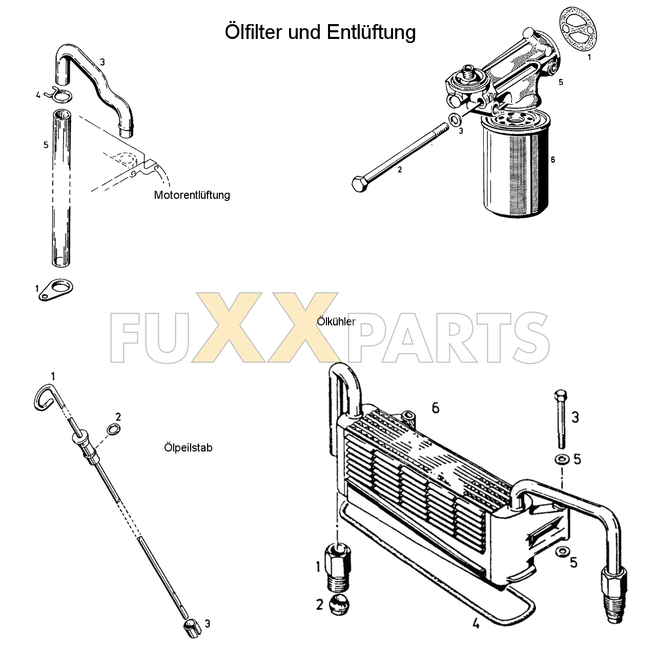 D 7807 C Ölfilter und Entlüftung