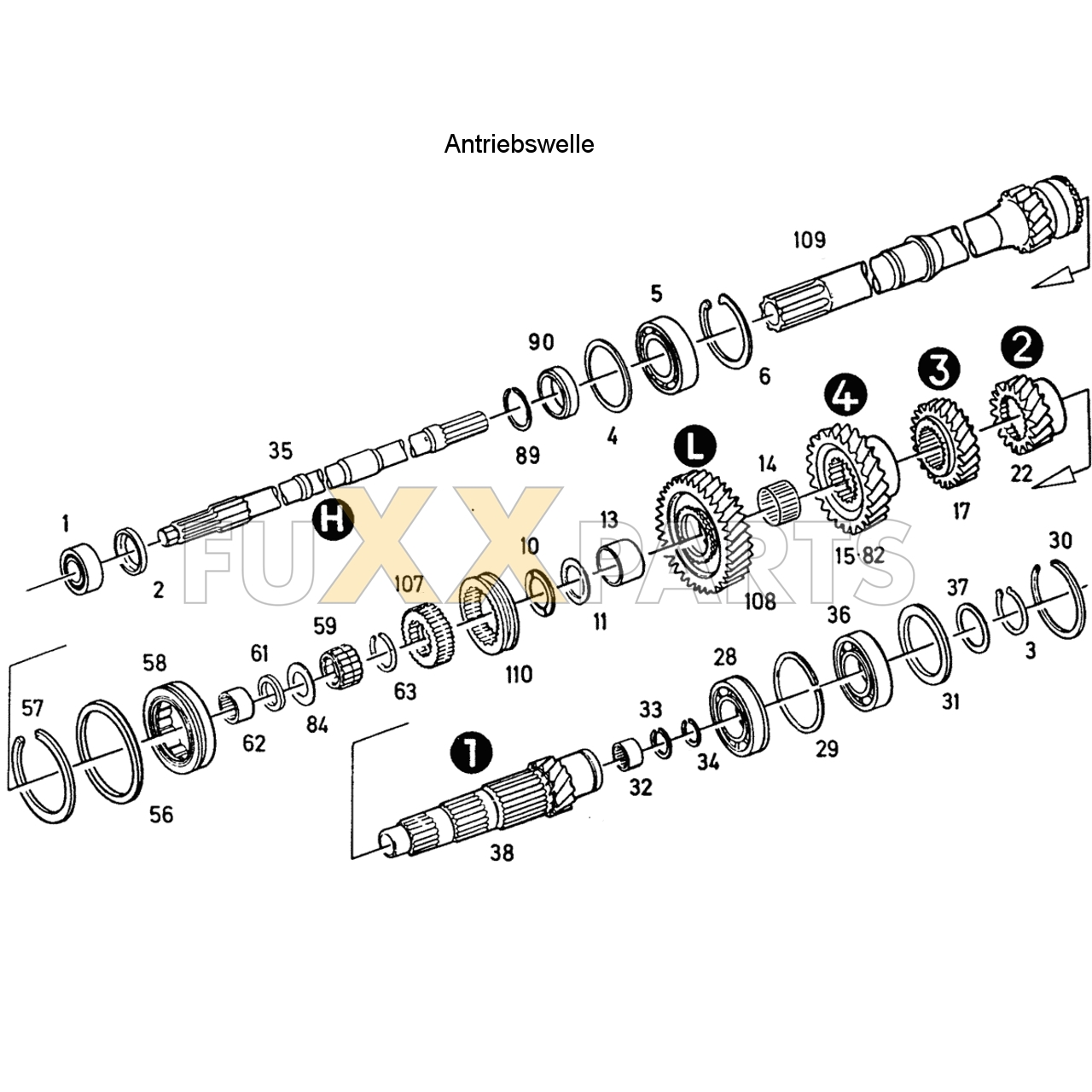 D 7807 C Wechselgetriebe Synchronisiert 2