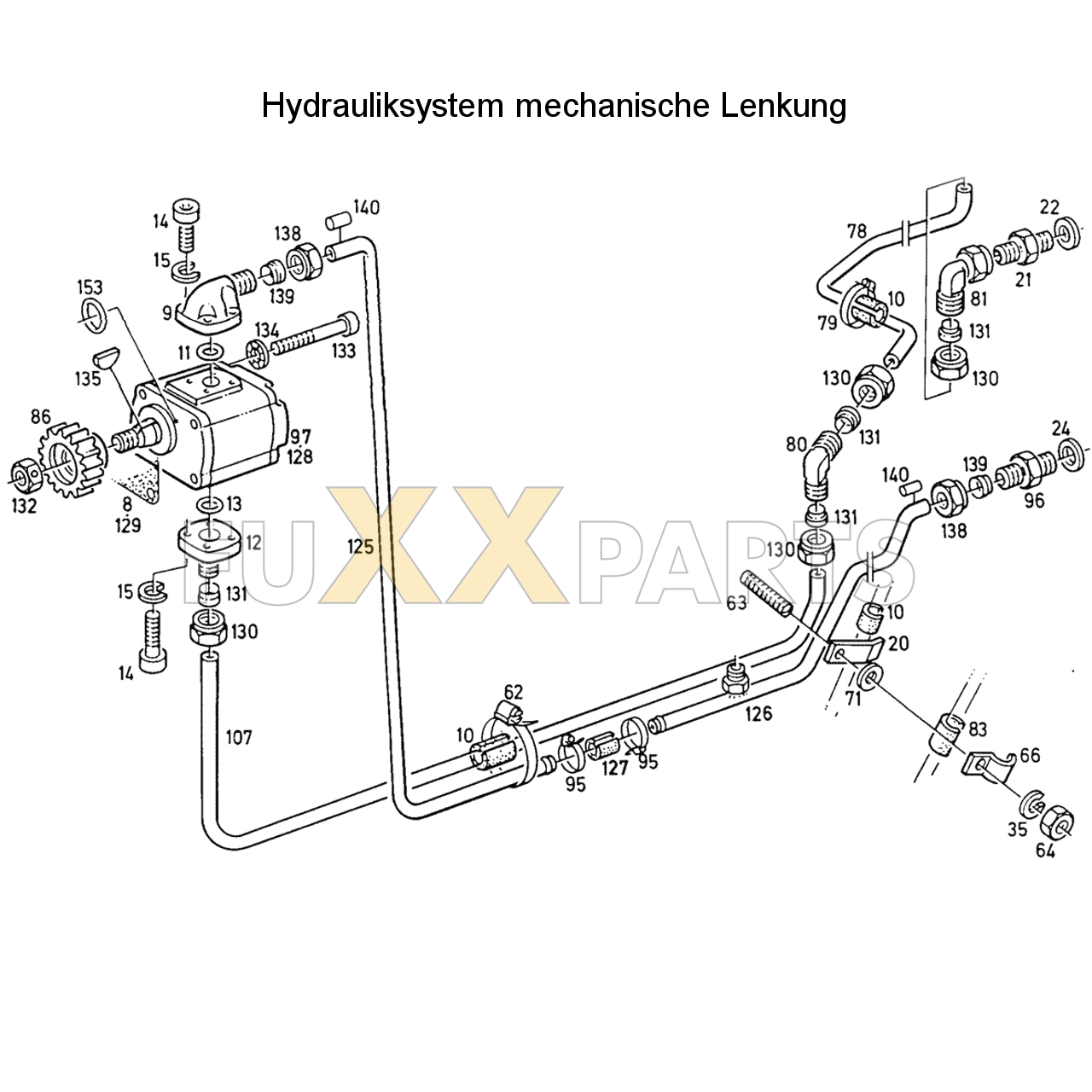 D 6807 Hydrauliksystem mech. Lenkung