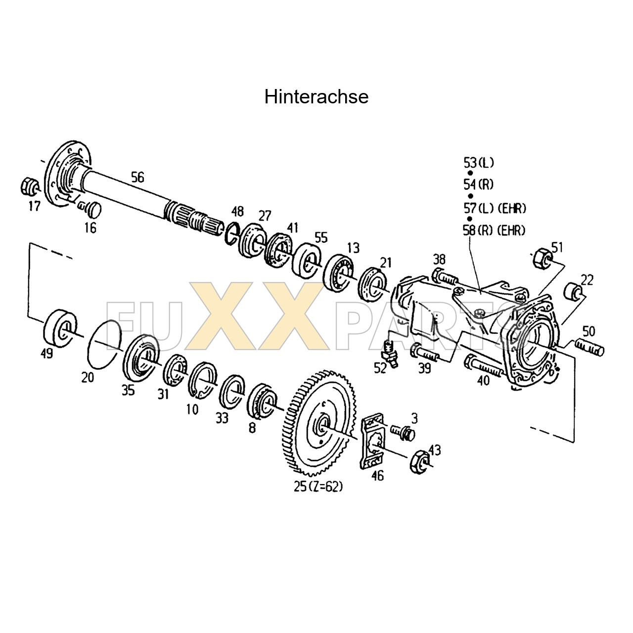 AgroXtra 4.57 Hinterachse