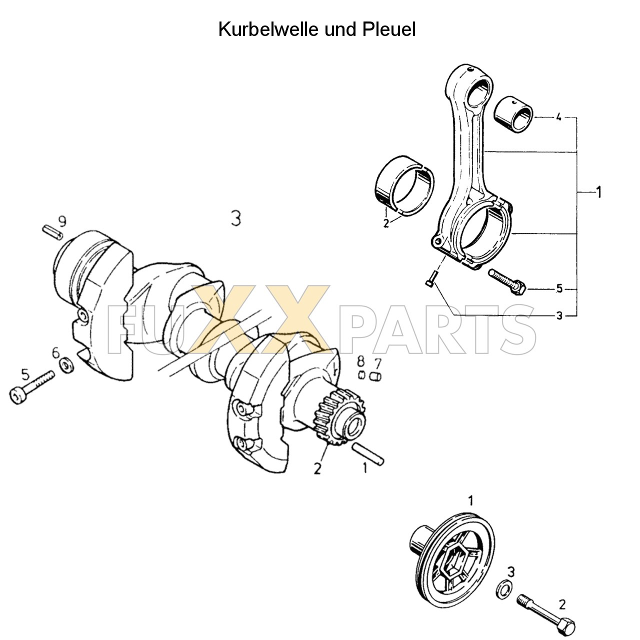 DX 4.10 Kurbelwelle und Pleuel