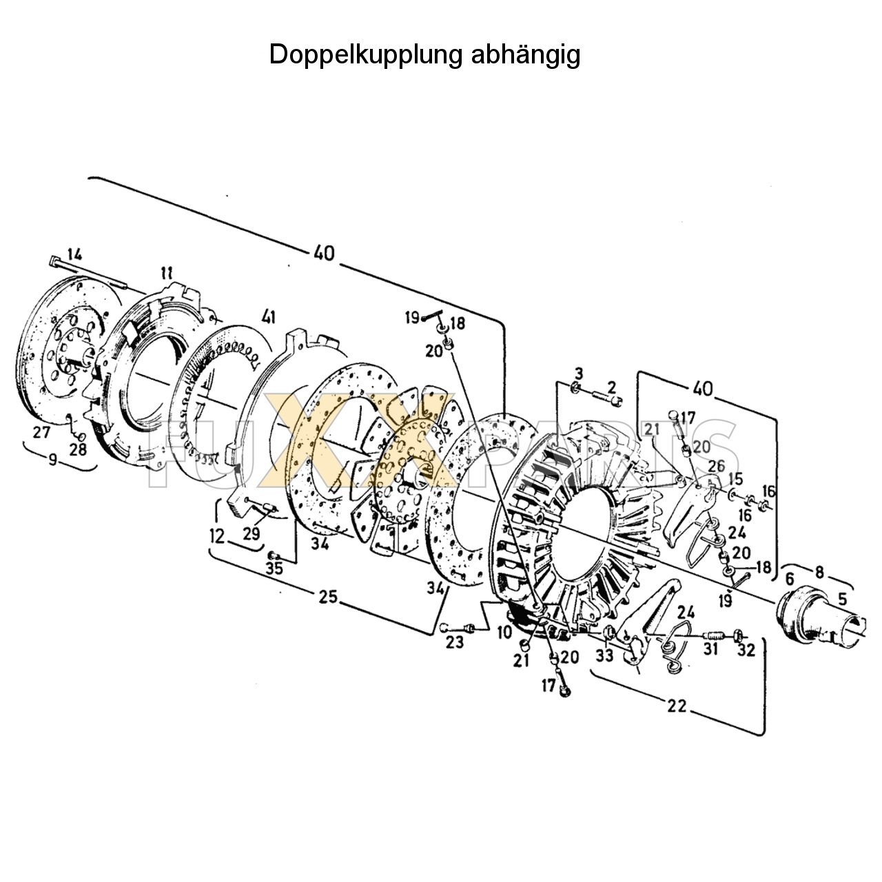 D 6807 Doppelkupplung abhängig