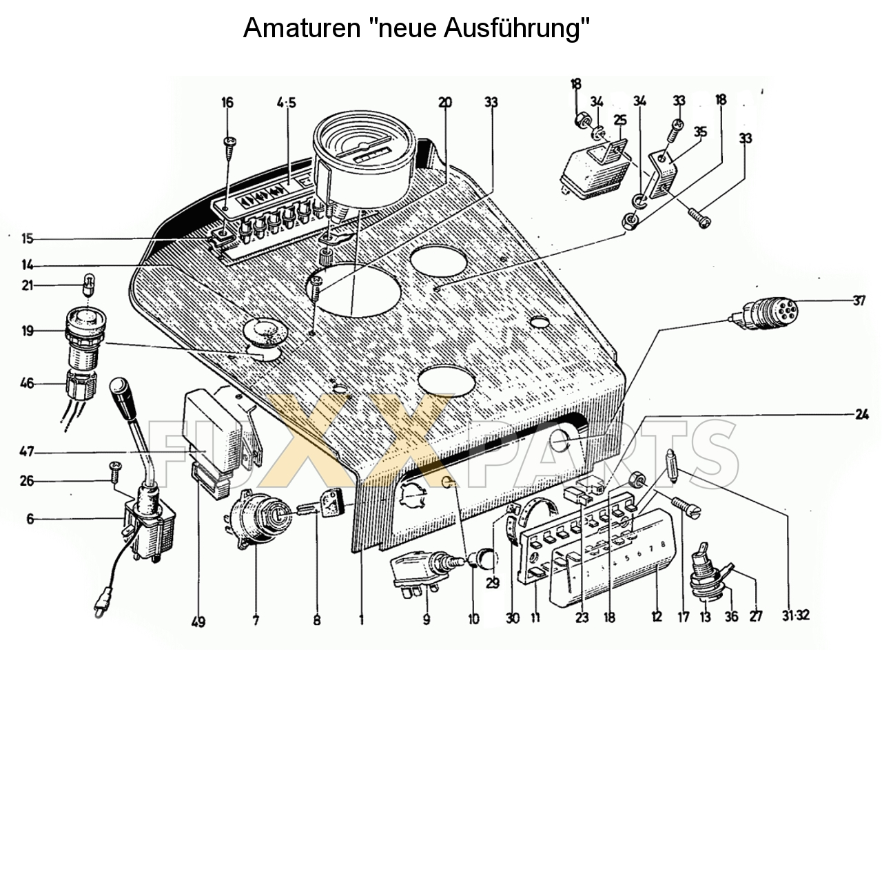 D 6806 Amaturen neue Ausführung