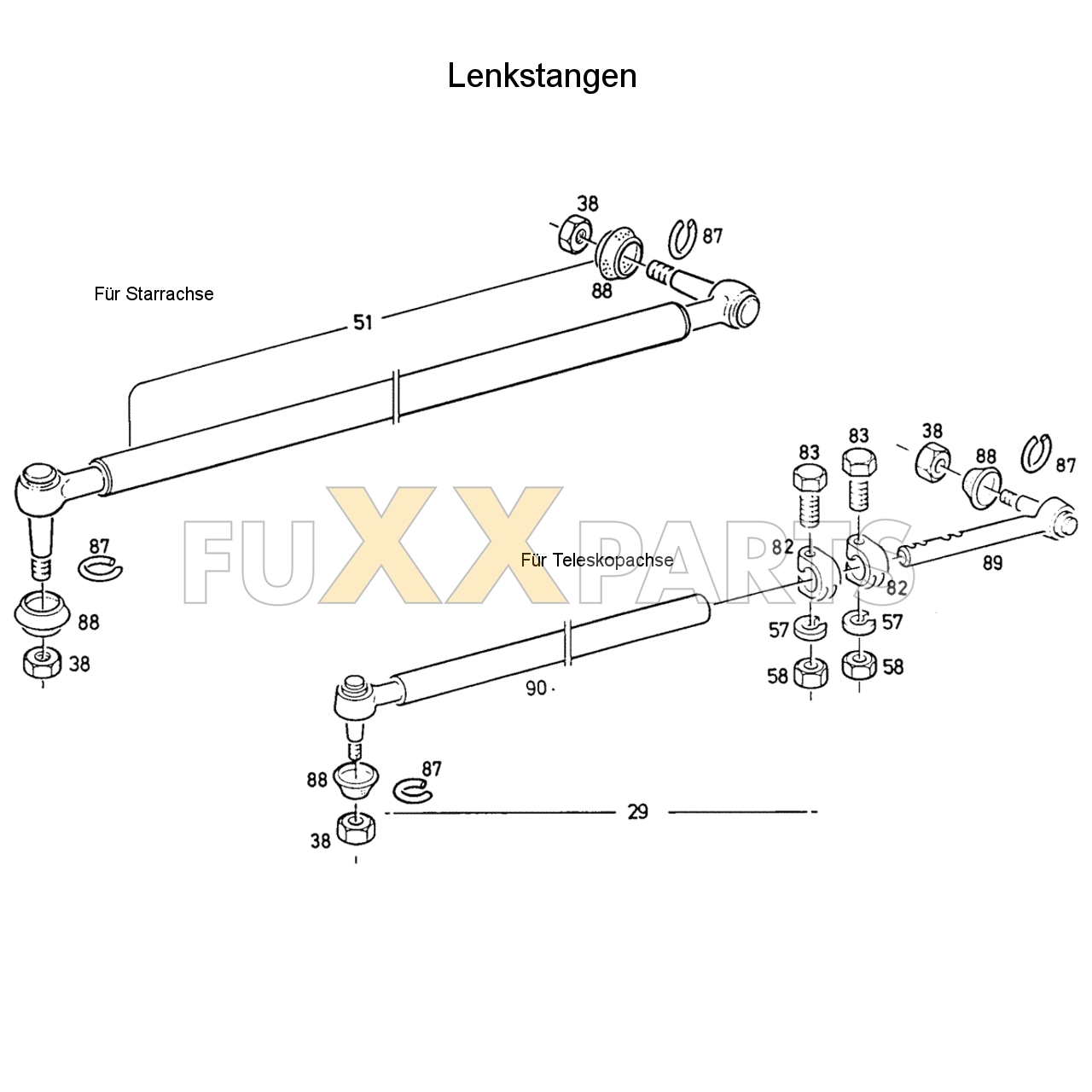 D 3607 Lenkstangen