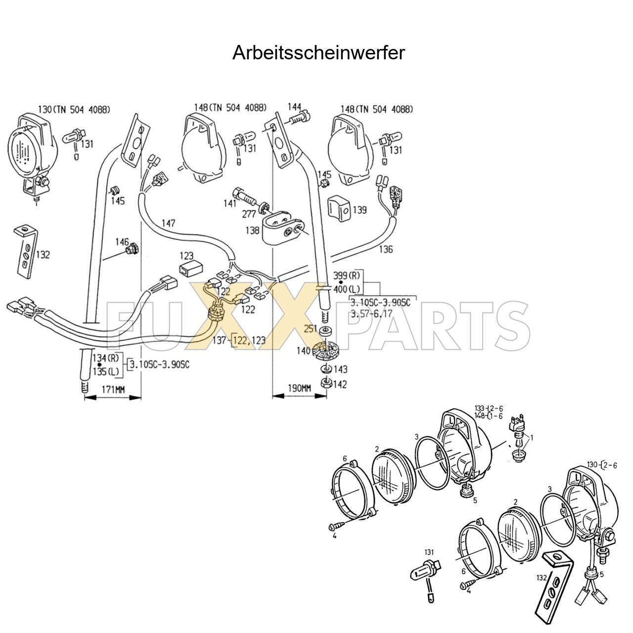 AgroXtra 4.57 Arbeitsscheinwerfer