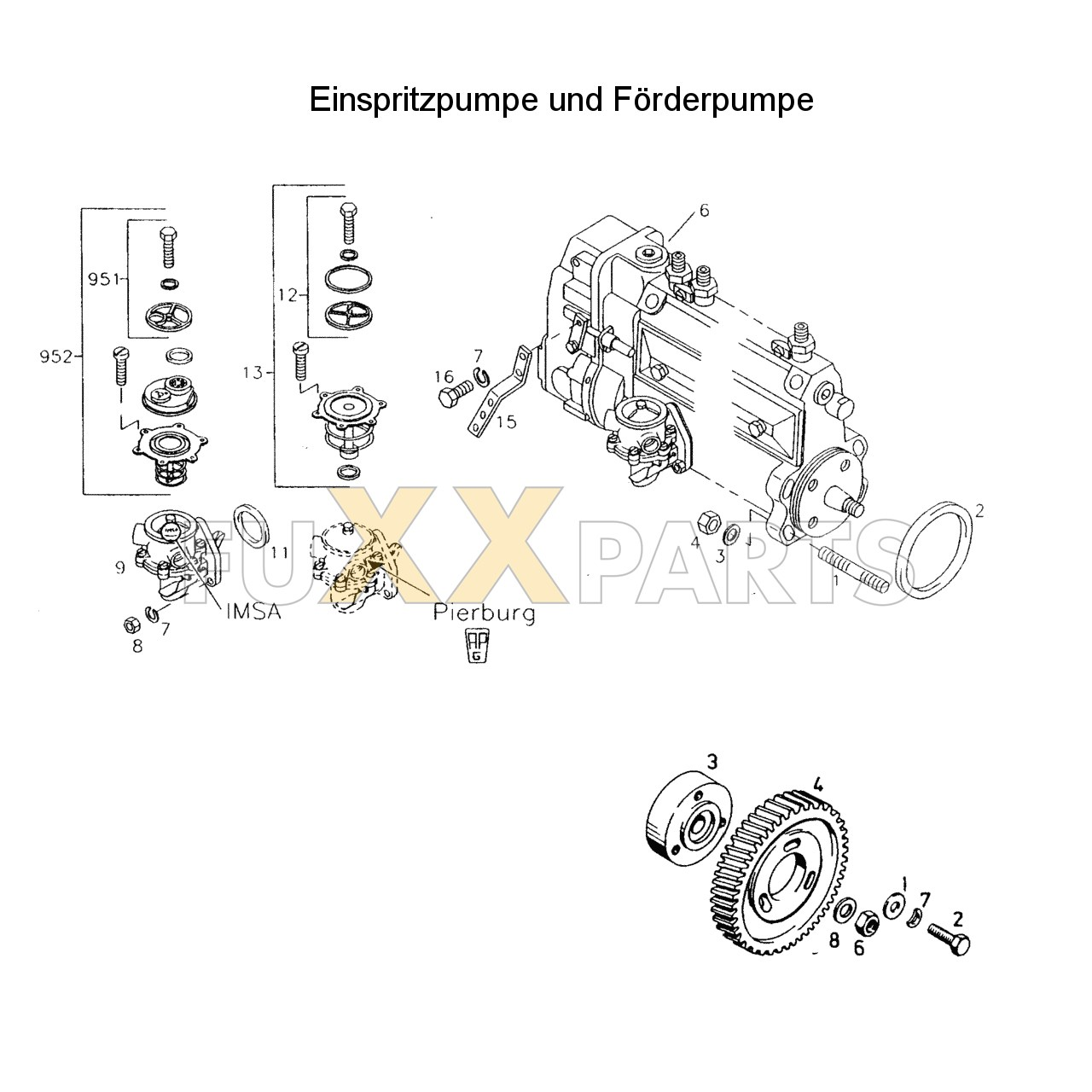 AgroXtra 4.57 Einspritzpumpe und Förderpumpe