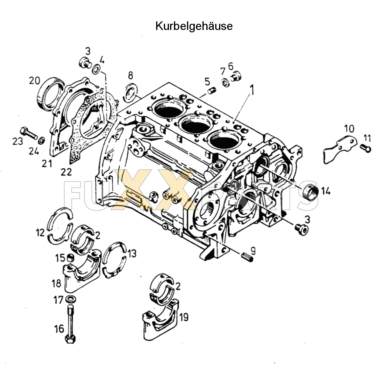 D 6007 C Kurbelgehäuse