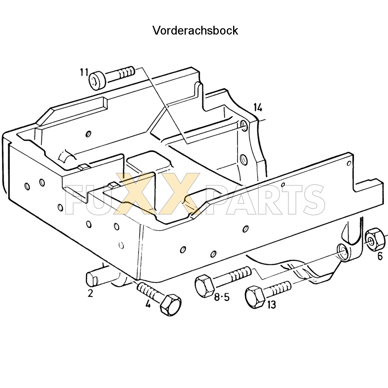 D 7807 C Vorderachsbock