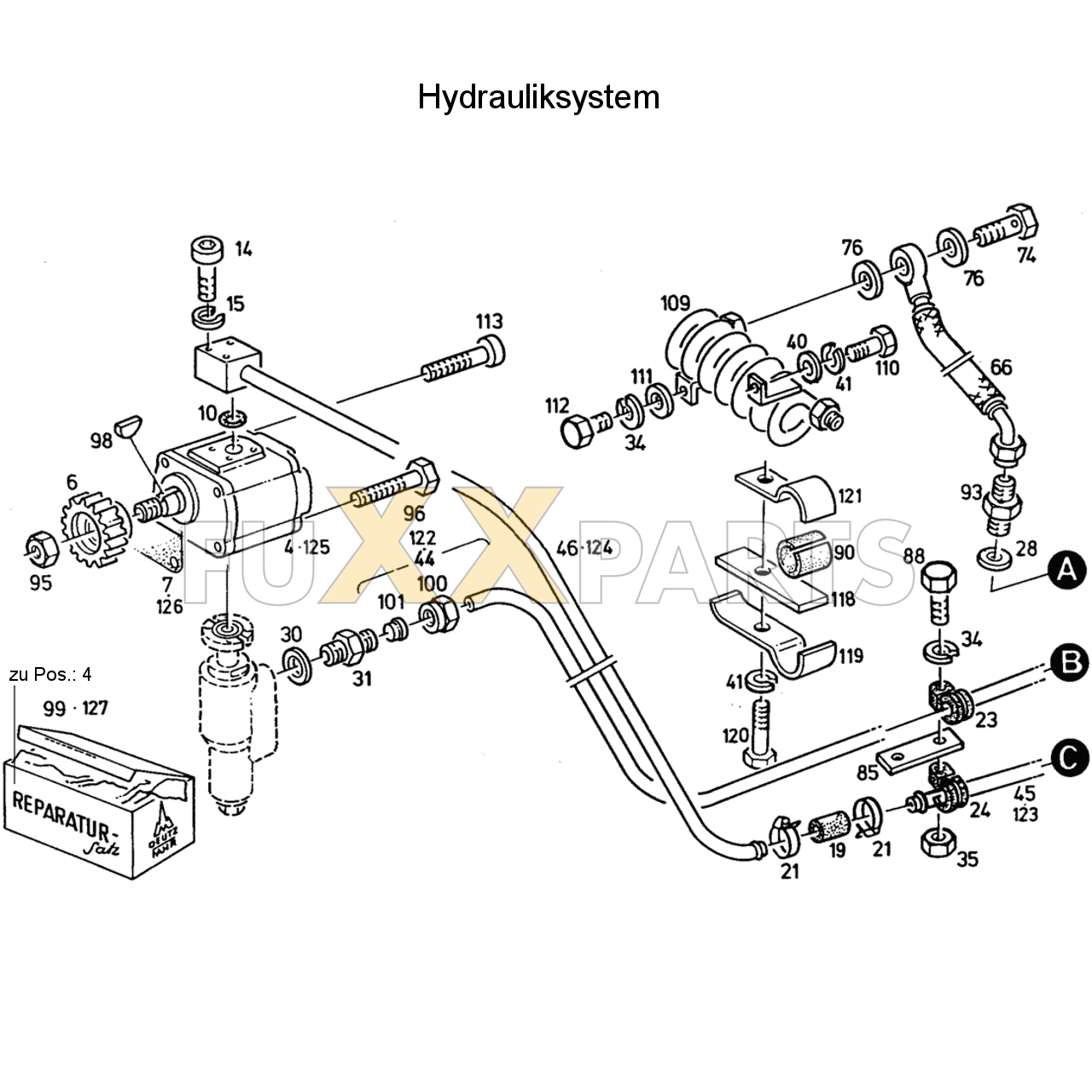 D 6207 C Hydrauliksystem 1