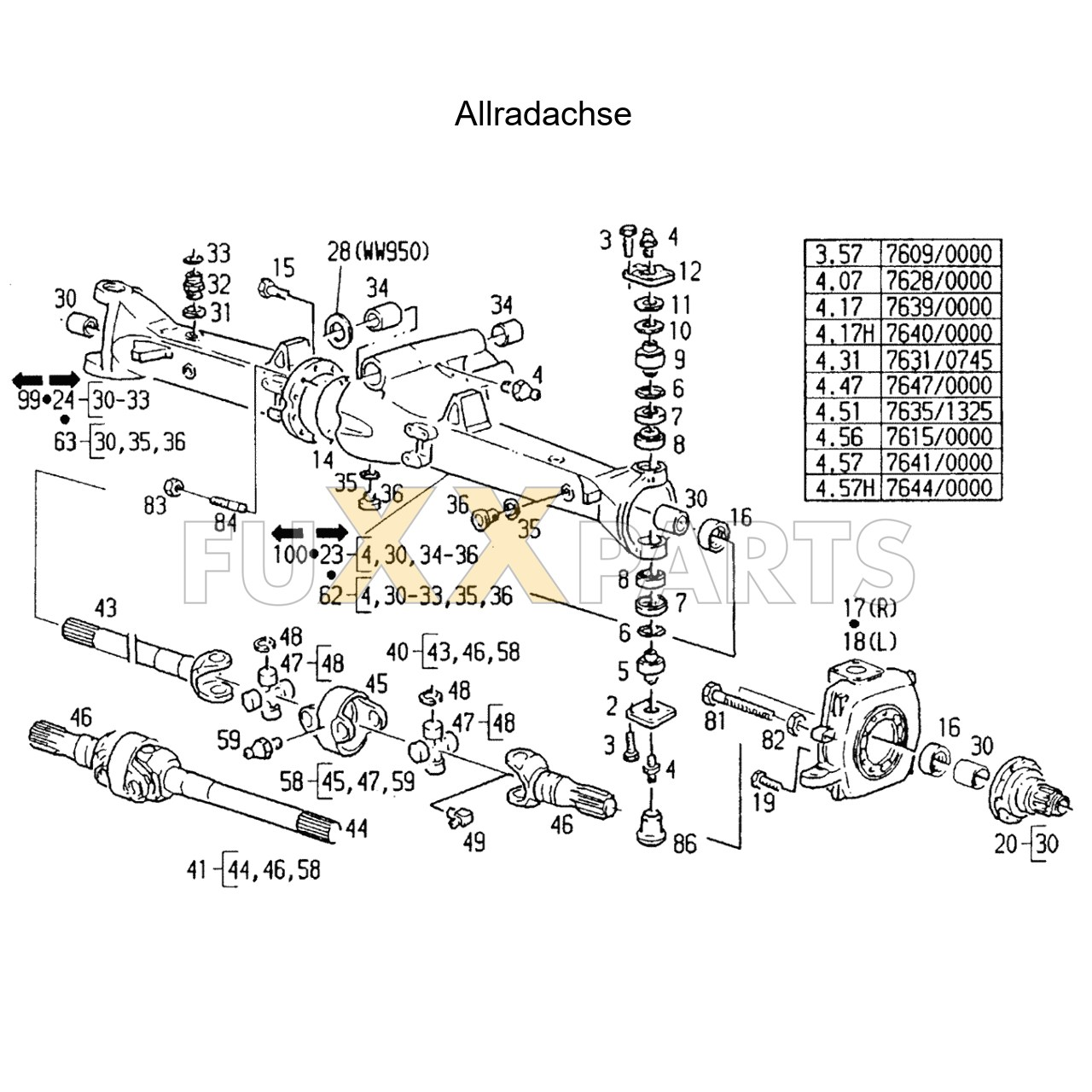 AgroPrima 4.56 Allradachse