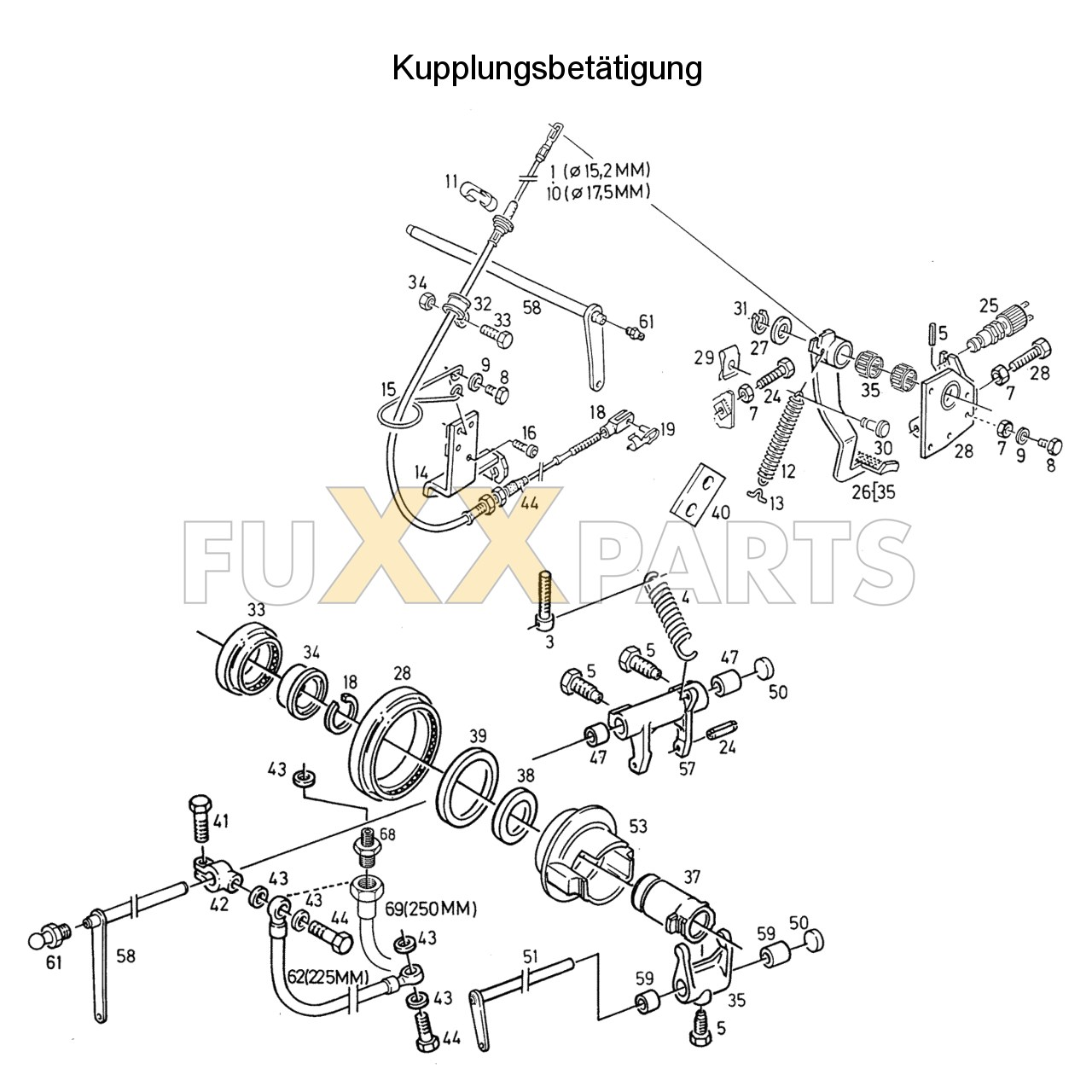 AgroXtra 4.57 Kupplungsbetätigung