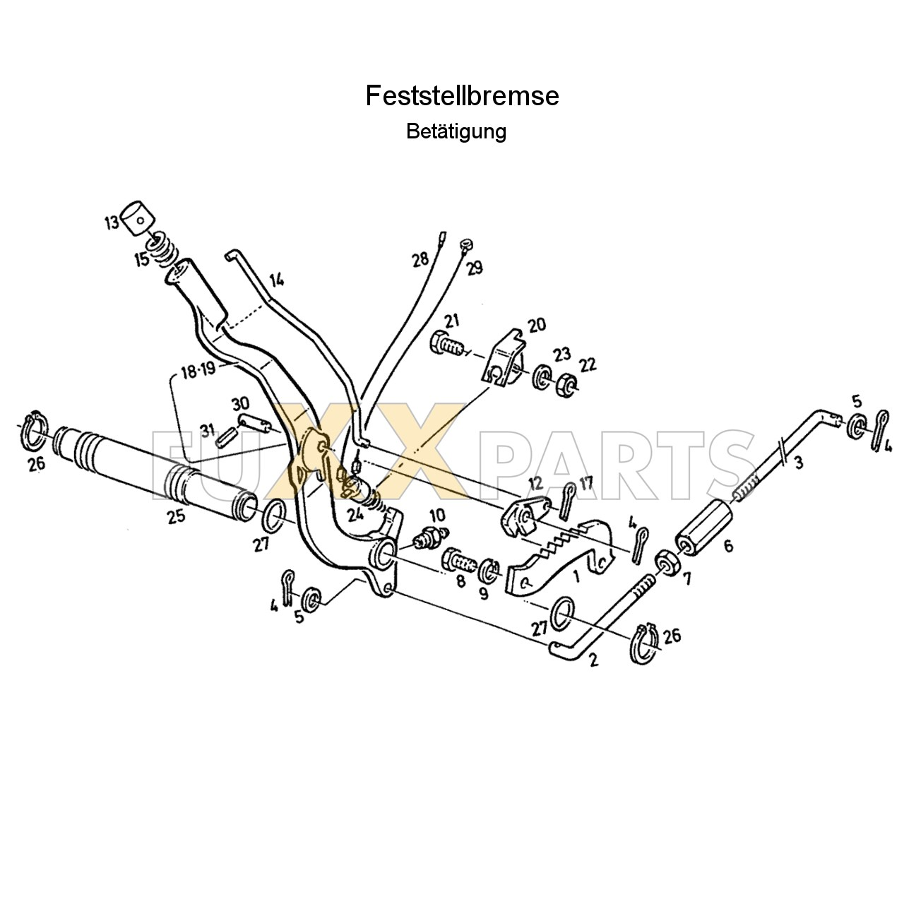 DX 3.60VC Feststellbremse 1