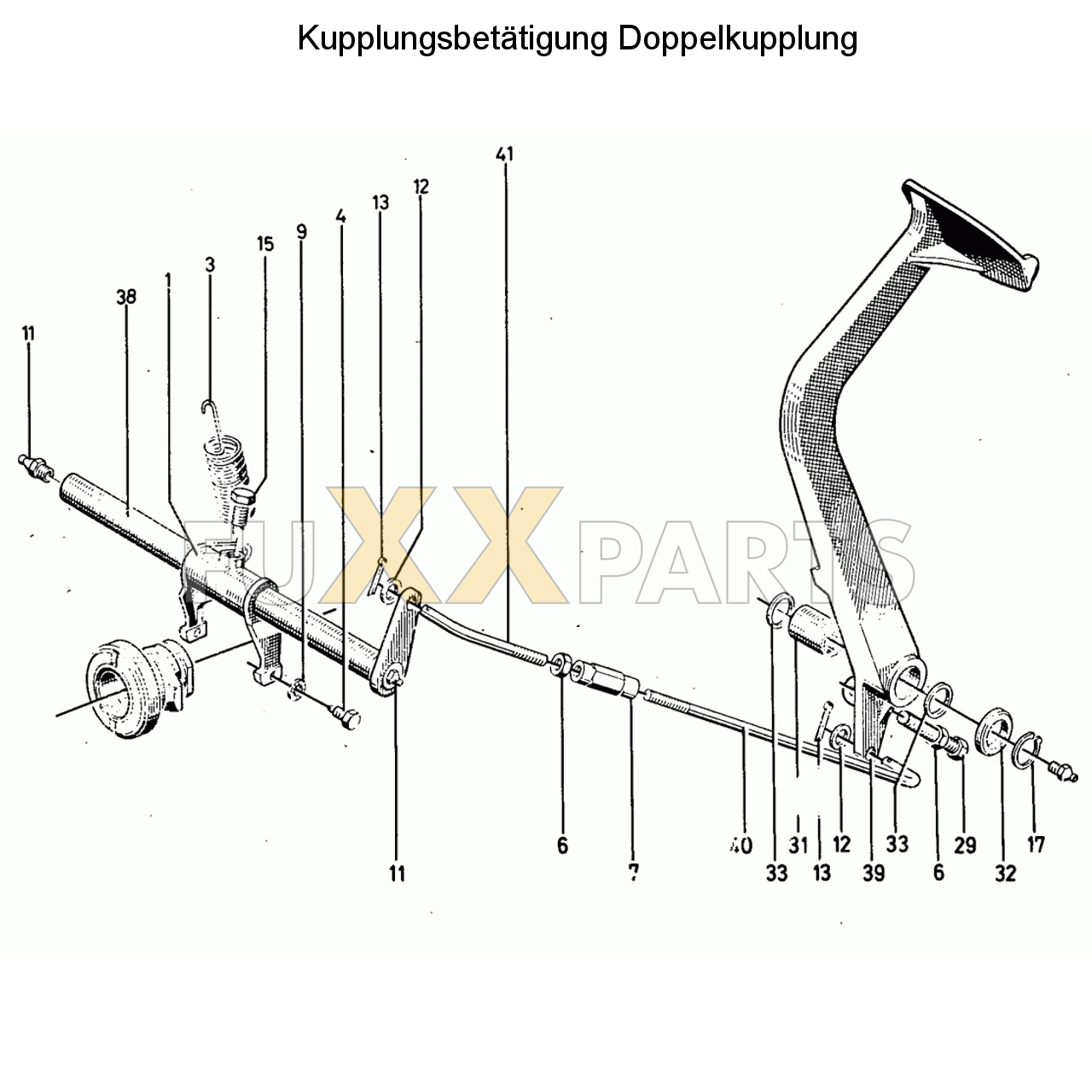 D 7206 Kupplungsbetätigung Doppelkupplung