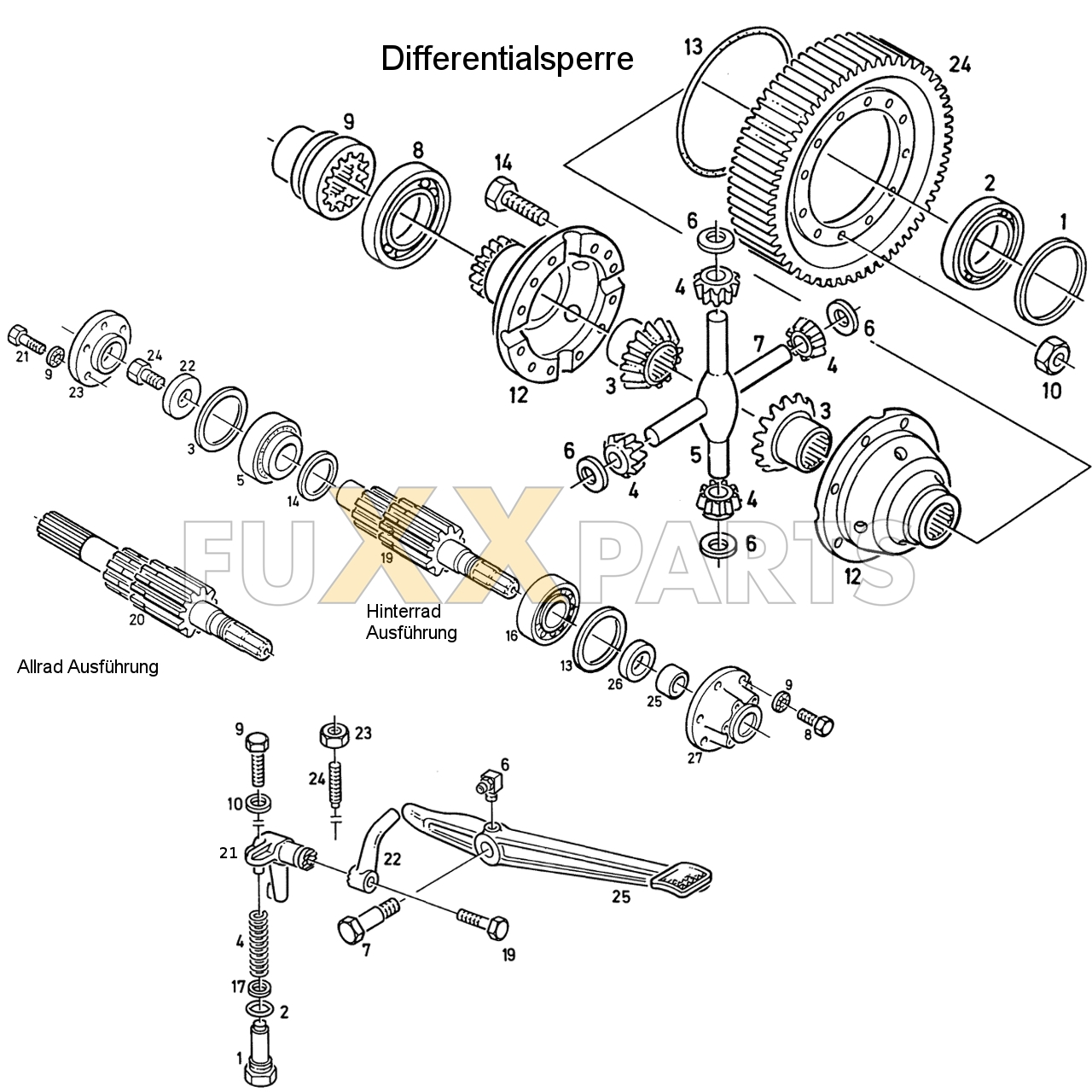 D 6007 Differentialsperre