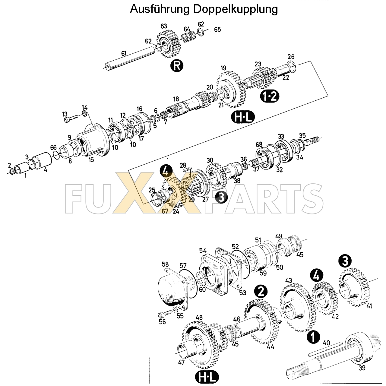 D 3607 Wechselgetriebe Doppelkupplung