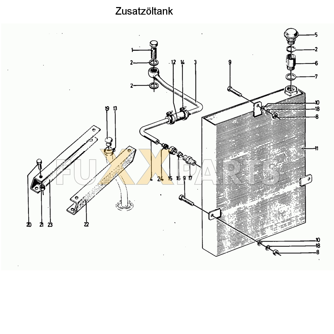 D 6206 Zusatzöltank