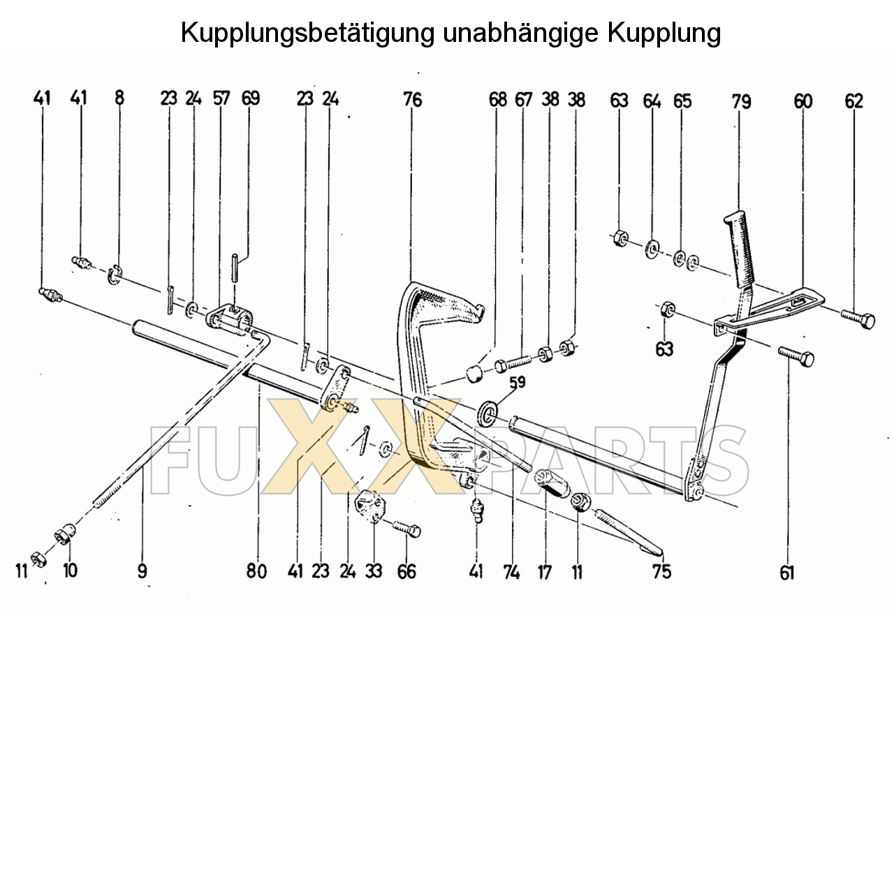 D 6206 Kupplungsbetätigung unabhängige Kupplung