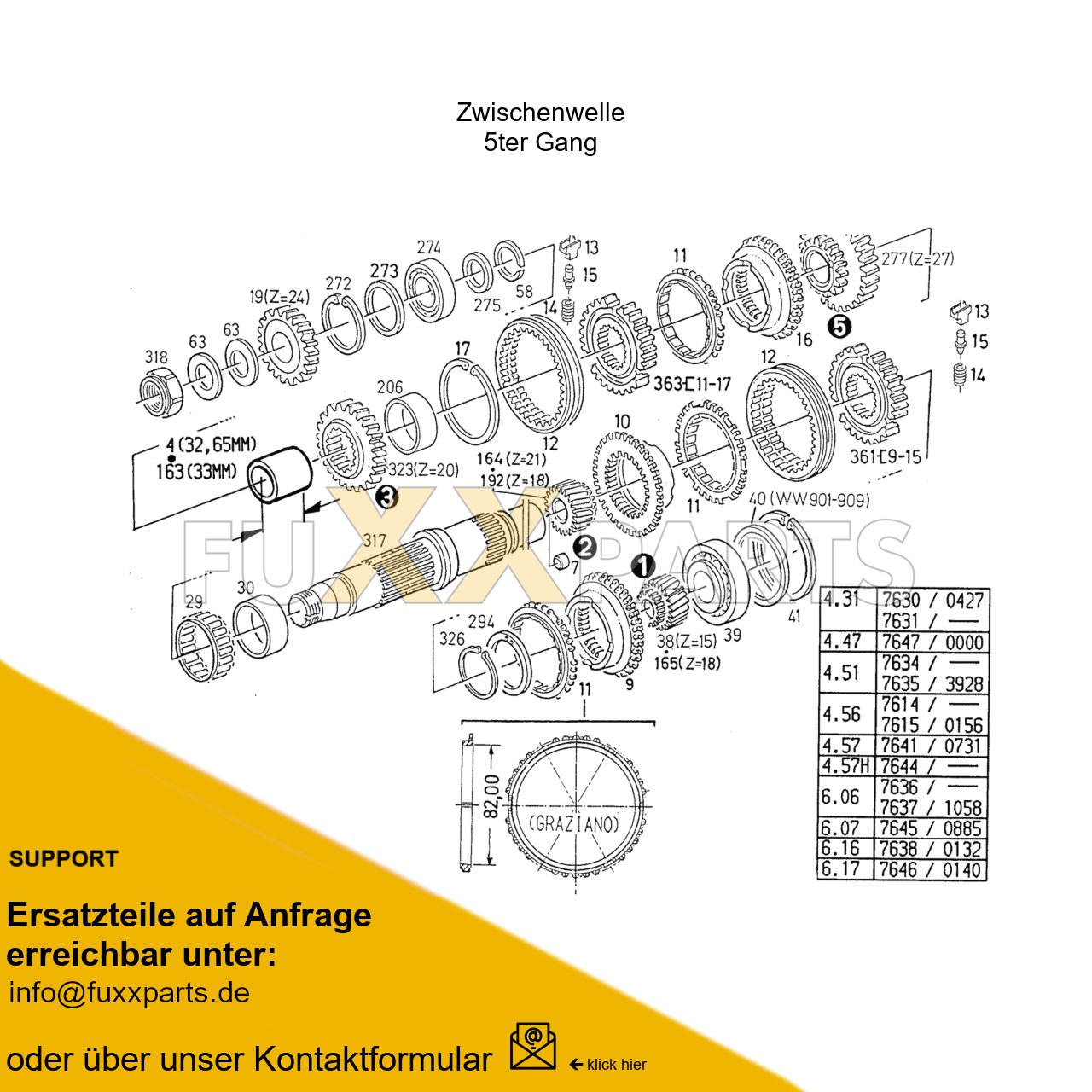 AgroXtra 4.47 Getriebewelle 2
