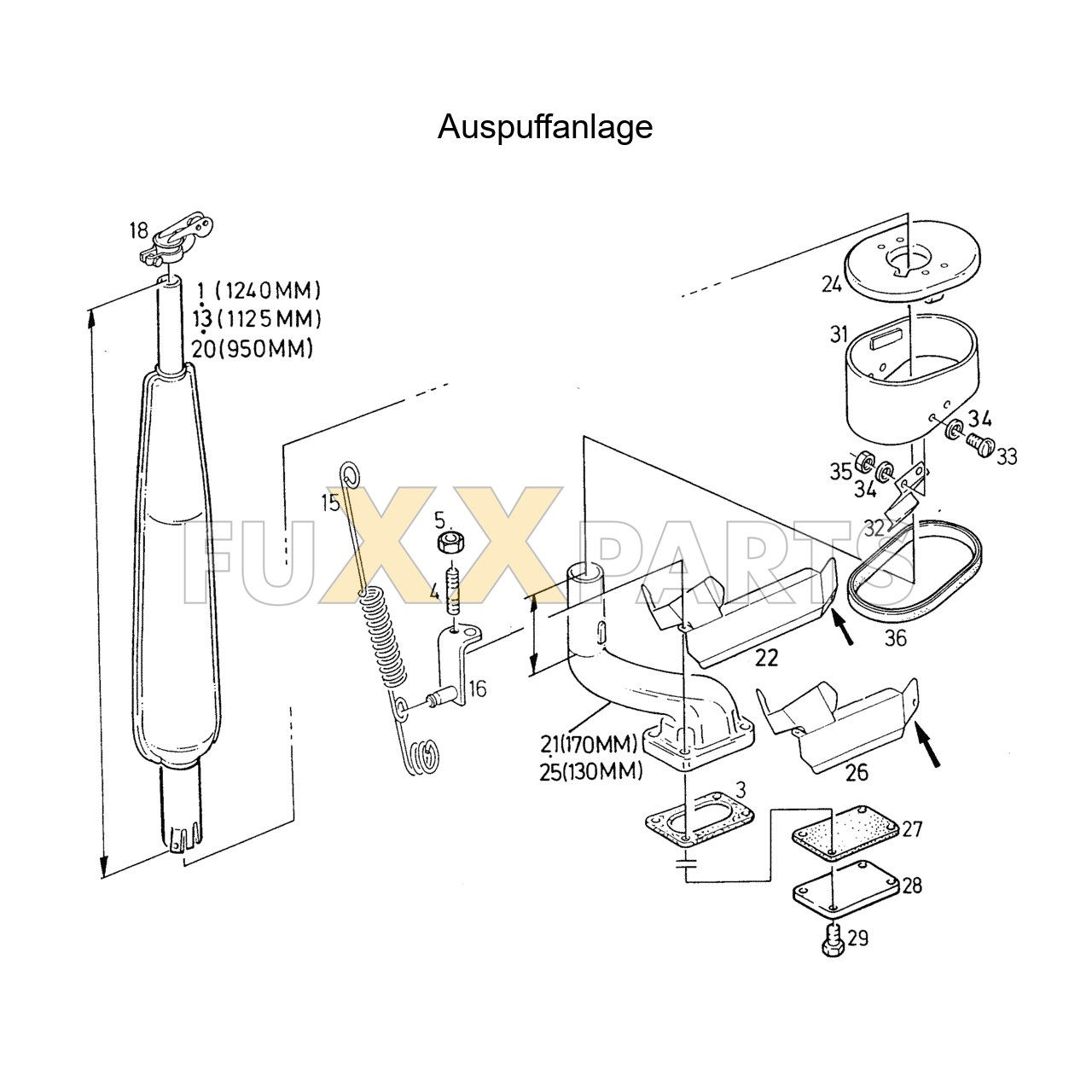 AgroXtra 4.17 Auspuffanlage