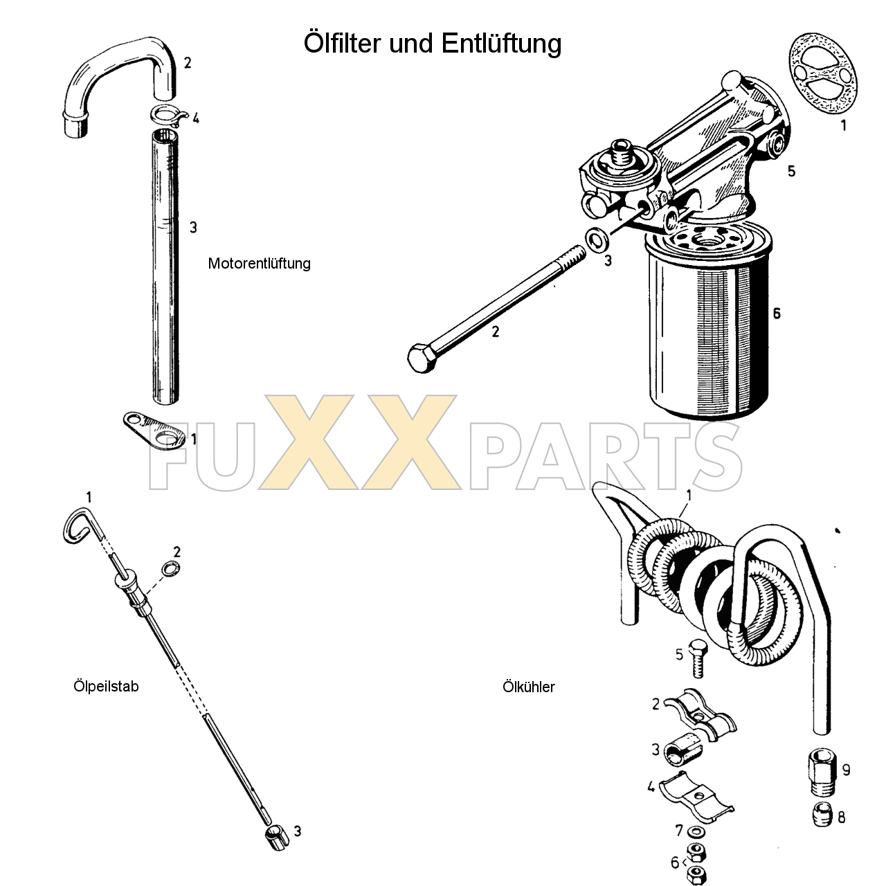 D 5207 C Ölfilter und Entlüftung