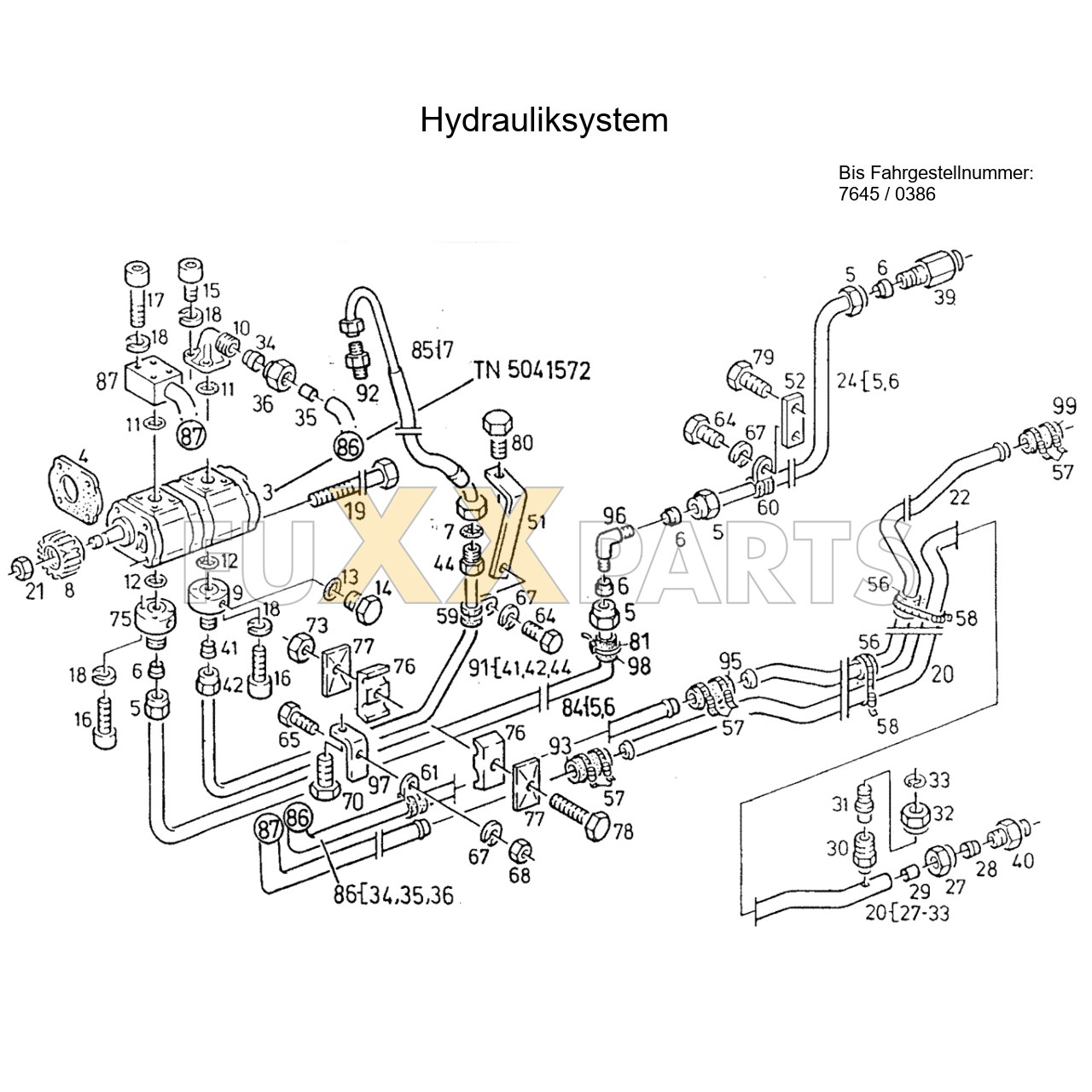 AgroXtra 6.07 Hydrauliksystem 1.1