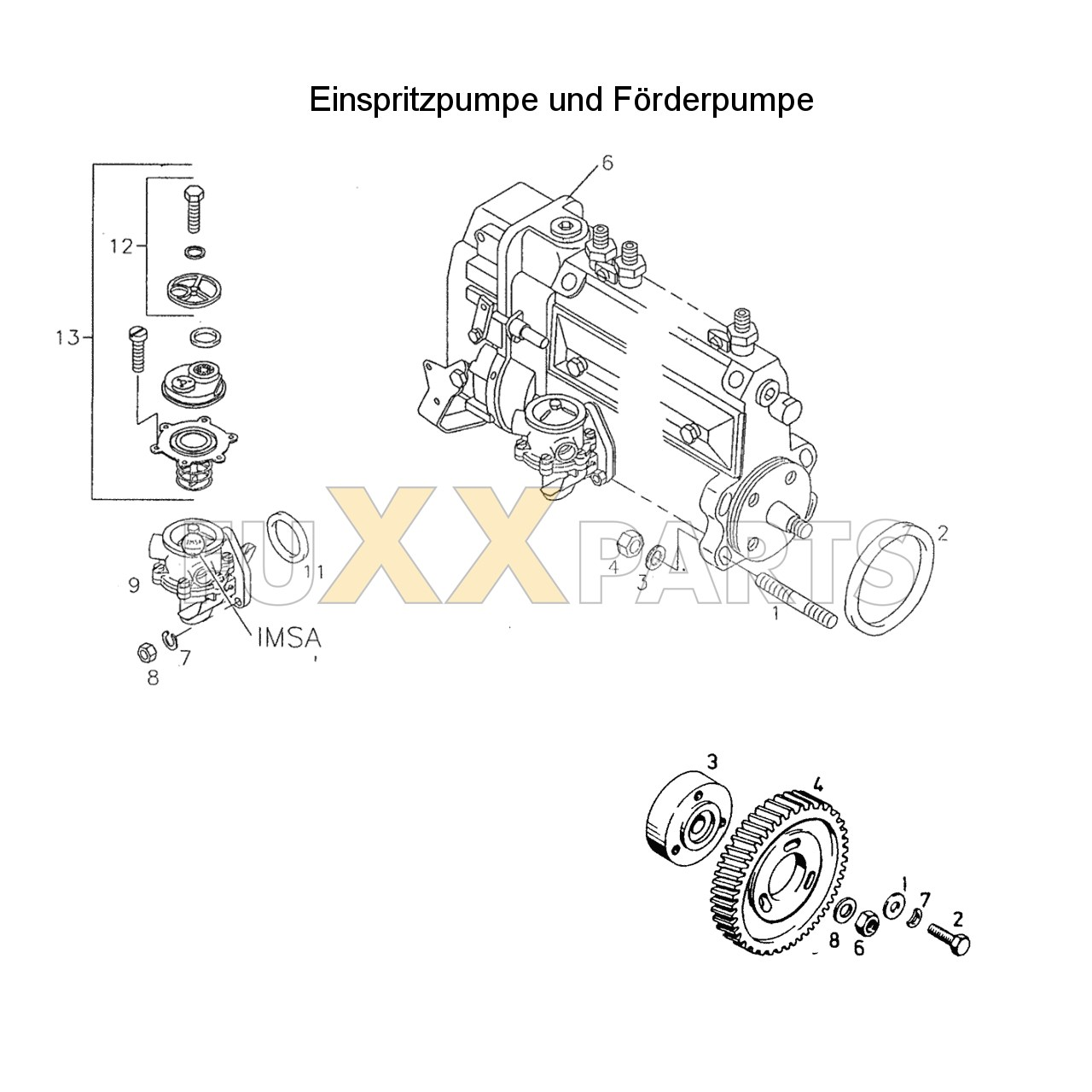 AgroXtra 6.17 Einspritzpumpe und Förderpumpe