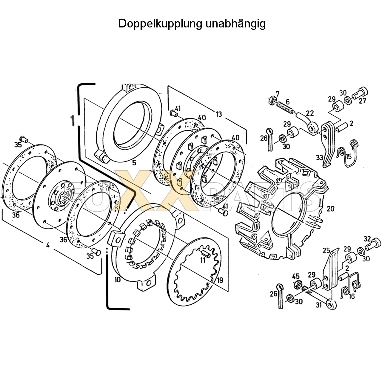D 6507 Doppelkupplung unabhängig