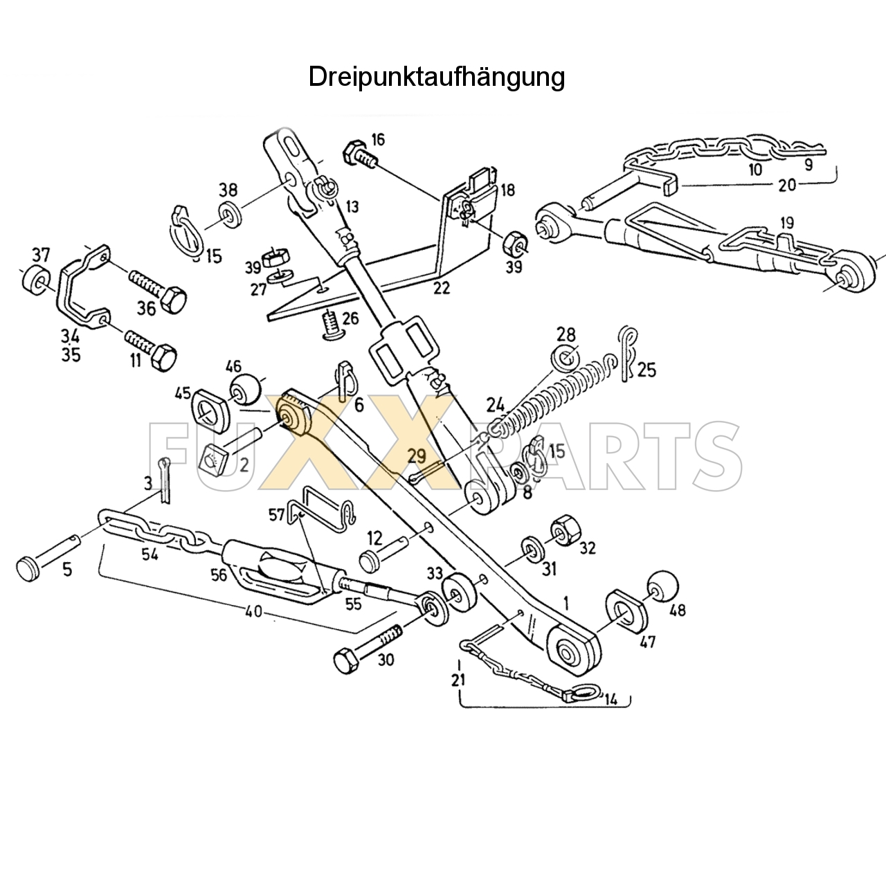 D 6507 Dreipunktaufhängung