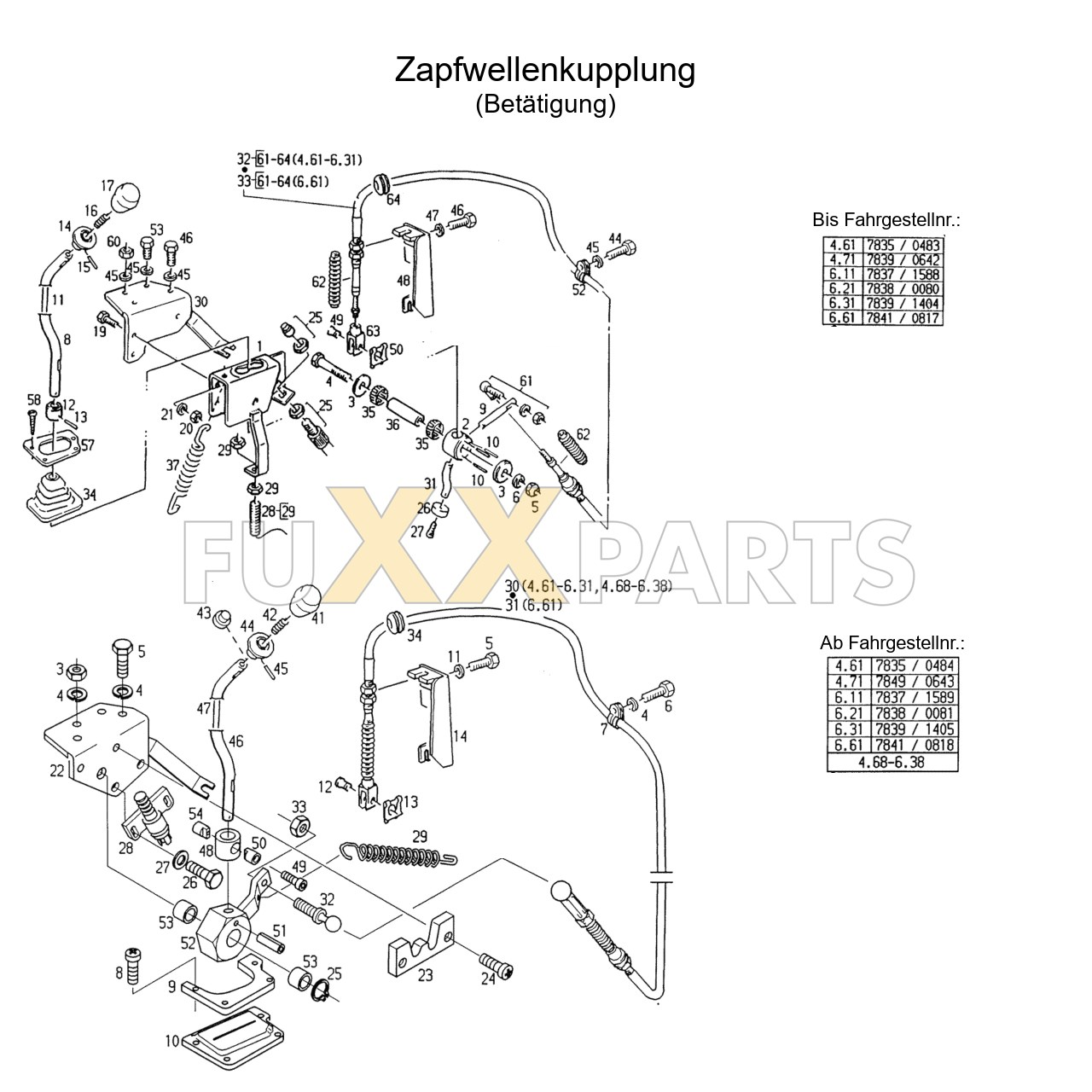 AgroStar 4.61 Zapfwellenkupplung