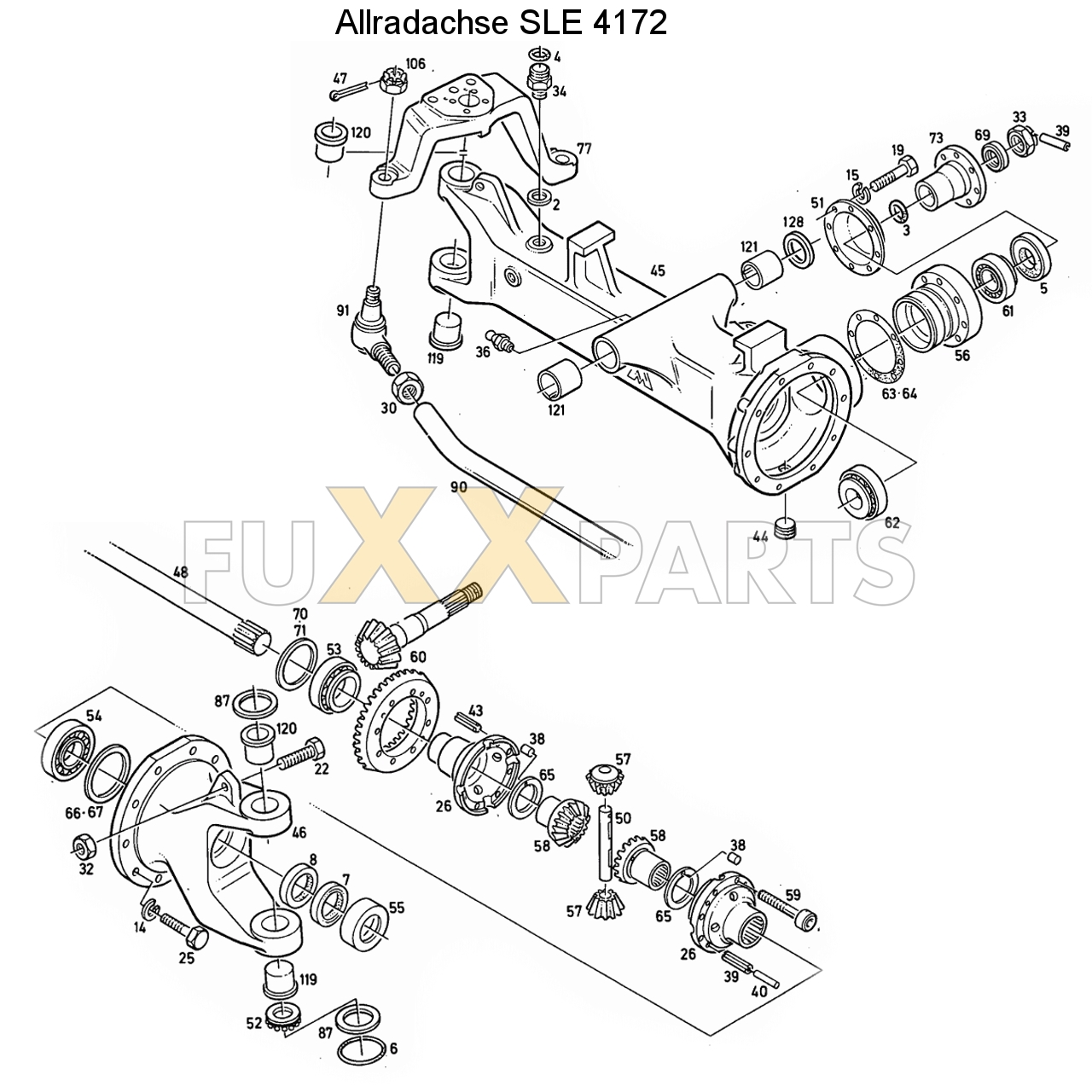 D 7206 Allradachse SLE 4172