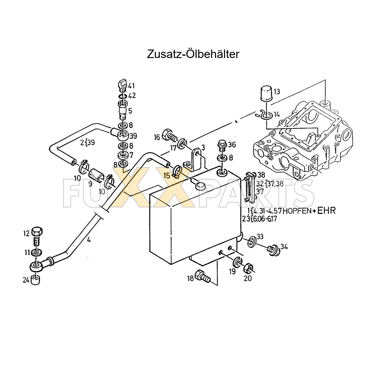 AgroPrima 4.51 Zusatz-Ölbehälter