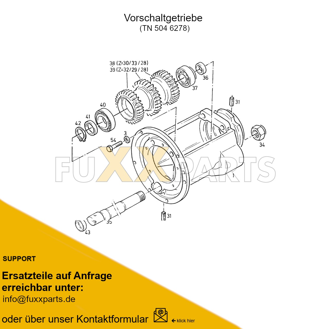 AgroXtra 3.57 Getriebewelle QuadroSplit 2