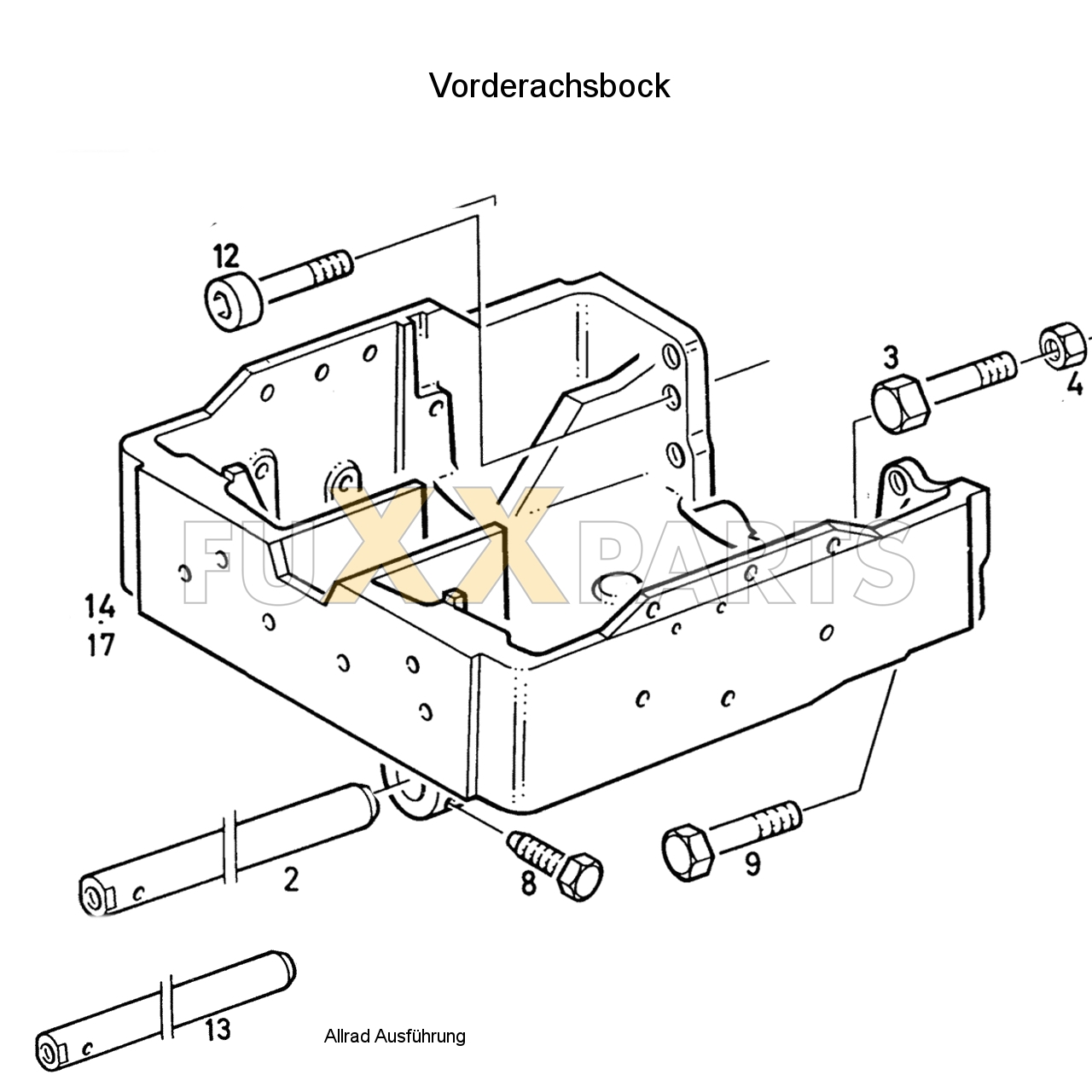 D 6007 C Vorderachsbock