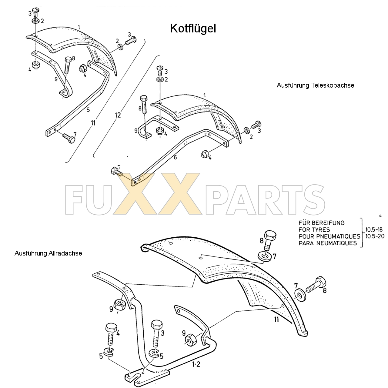 D 4507 Kotflügel