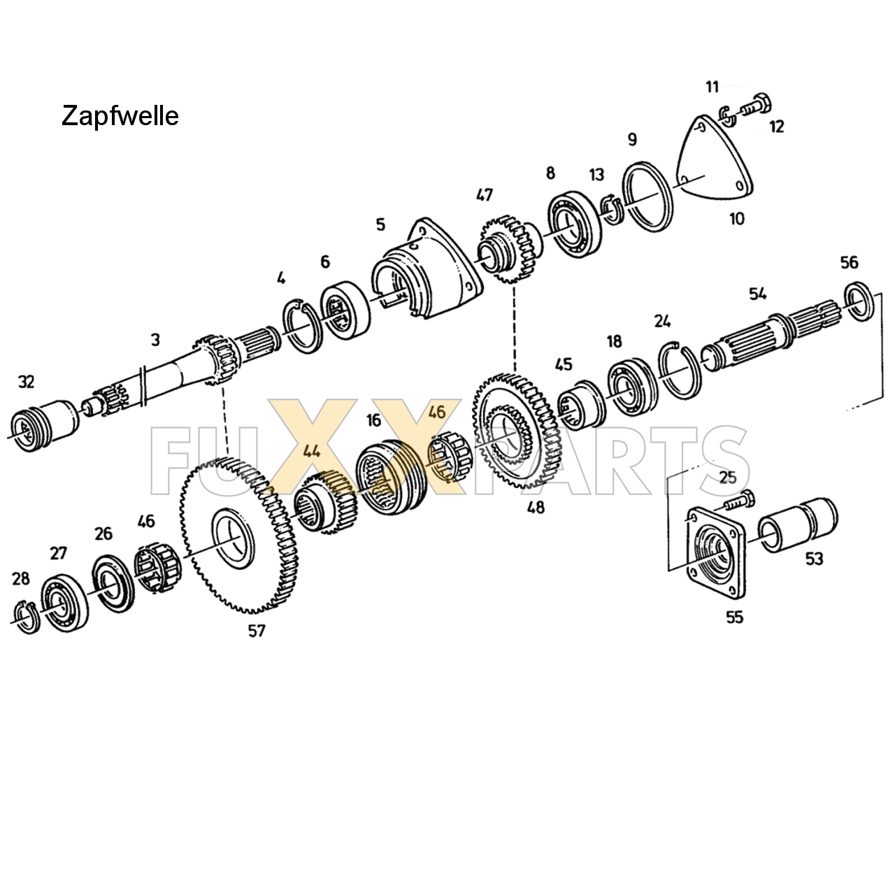 D 5207 C DUO-Zapfwelle 2