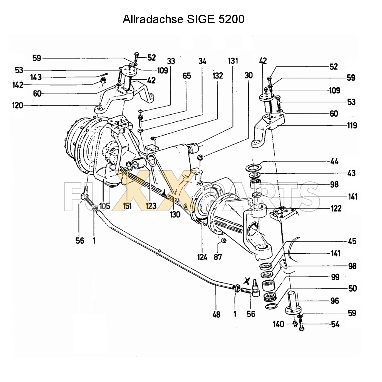 D 10006 Allradachse SIGE 5200