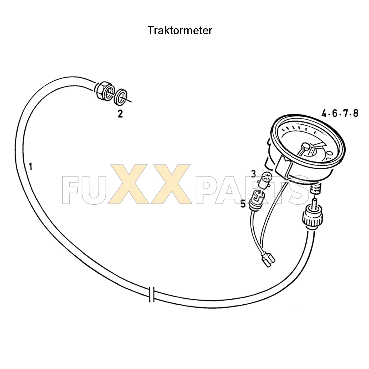 D 6807 C Traktormeter